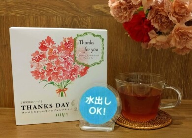 【NEW】4/20〜サンクスデイ🌷グァバとストロベリーのブレンドティー☕🌿