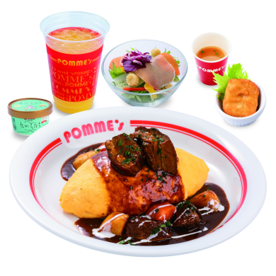 創作オムライス　ポムの樹　オムライスの樹