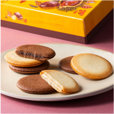 モンブランラングドシャクッキー　🌰🍪
