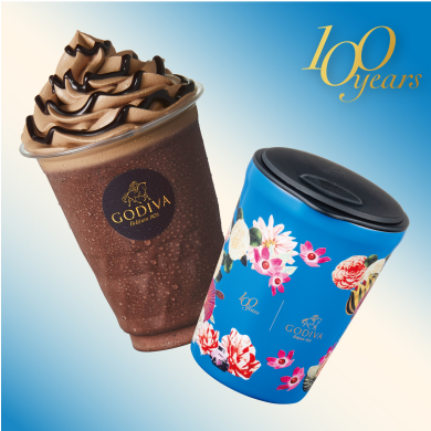 100周年タンブラー&エクアドルカカオ71%ダークチョコレートショコリキサー🍹