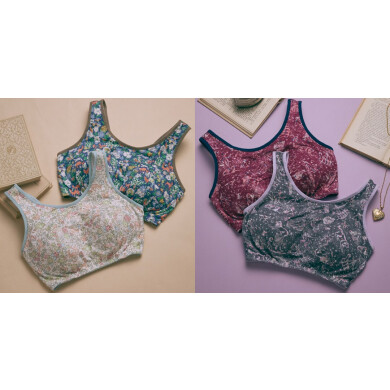 【NEW】ナイトアップブラジャー made with Liberty