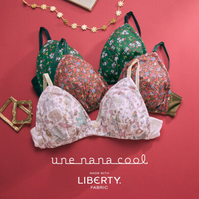 【NEW】三角ノンワイヤー made with Liberty💐