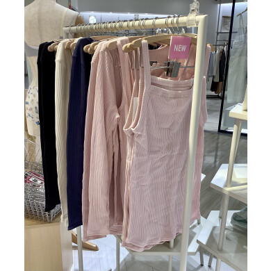 【新作】リブ編みコットンインナー