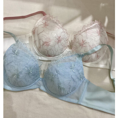 【新作】小さく見せるブラ　レース