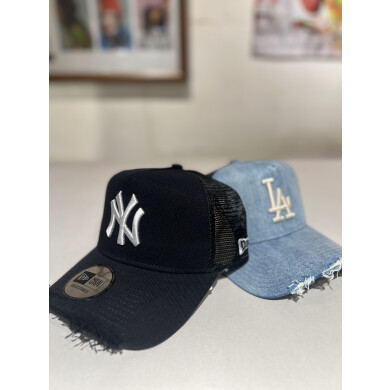 【NEWERA】9FORTY A-Frame トラッカー MLB Damaged Cap 