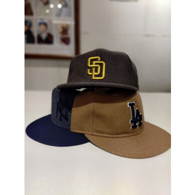 【NEWERA】9FIFTY レザーストラップ MLB Wool Melton