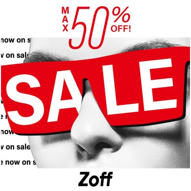 SALE期間中、フレームやサングラスが20％～50％OFFに！