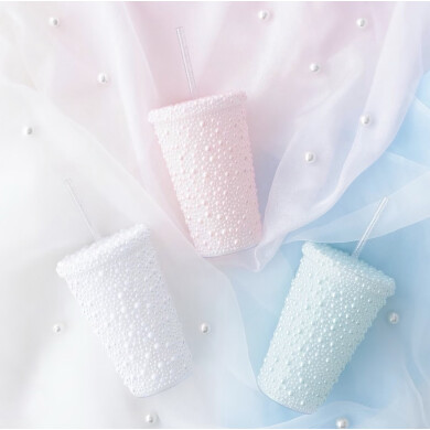 【NEW】きらめくデザインのパールタンブラー🥤💎