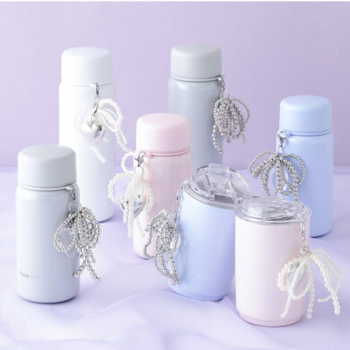 【NEW】パールやリボンやハートのチャーム付き🎀 ᩚ⸒⸒🩷ᩚ...໒꒱· ﾟ新作ボトル・タンブラー🫧 ͛.*