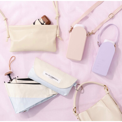 【NEW】持ち運びに便利!👜収納ポーチ付きの折りたたみ傘🌂🪄