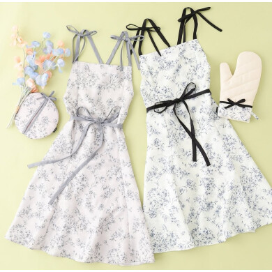 【母の日】料理好きなお母さんへ💐.°♡お洋服のように楽しめるエプロン🎀˙⋆.˚ ᡣ𐭩