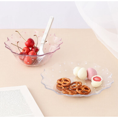 【NEW】ドット柄がさわやかな夏にぴったりのガラスウェアが新登場🍨🍮🥨