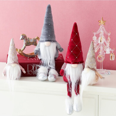 【NEW】きらきら🪄.*ふわふわ💭リボン付き🎀 ᩚノルディックサンタ🎅🏻´-