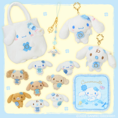 シナモロール　水色クローバーデザインシリーズ				