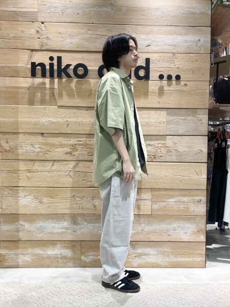 爽やかシャツコーデ