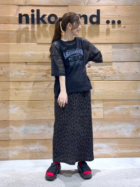 レースTシャツコーデ☺︎