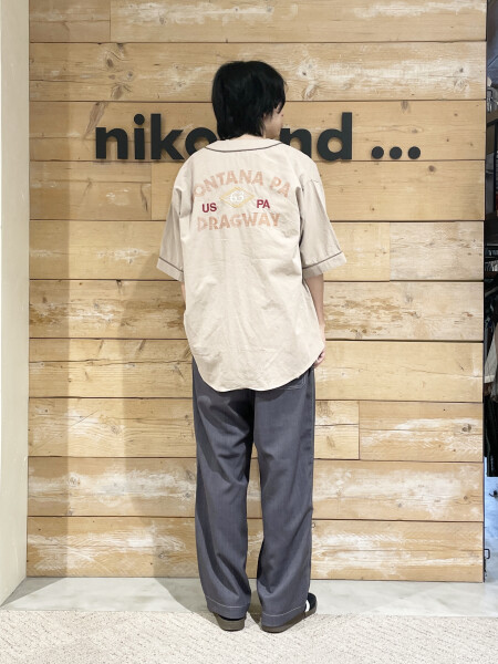 ベースボールシャツコーデ⚾️