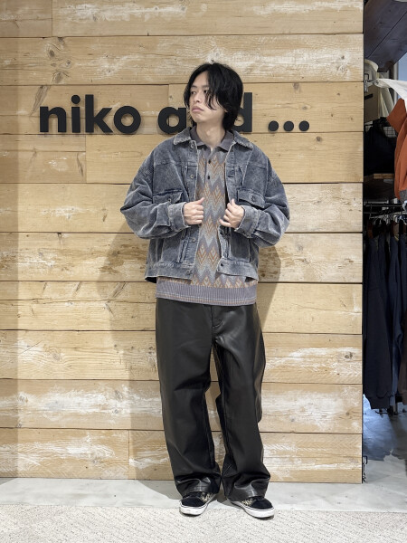 コーデュロイジャケットコーデ