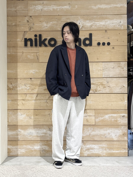 ジャケット✖️スウェットパンツ