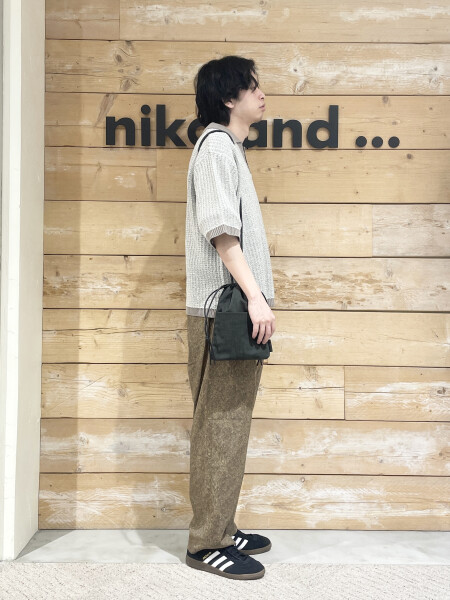 雰囲気◎スキッパー✖️総柄