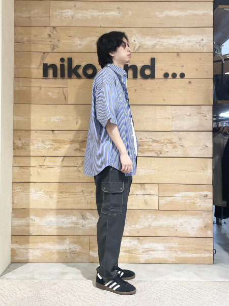 ストライプ爽やかコーデ