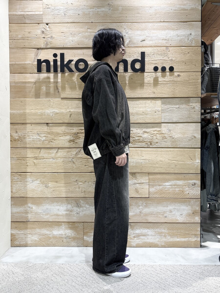 ブラックデニムセットアップ