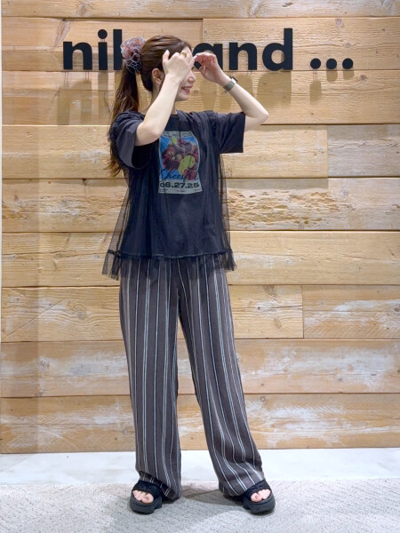 デザインTシャツコーデ☺︎