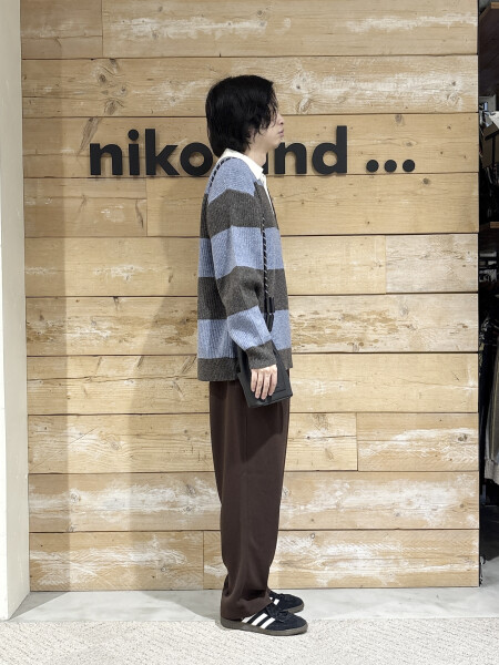 ラガーシャツ風ニット🧶