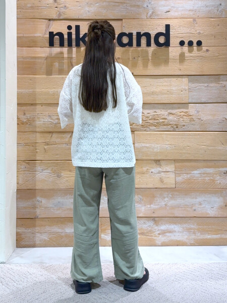 レースTシャツコーデ☺︎