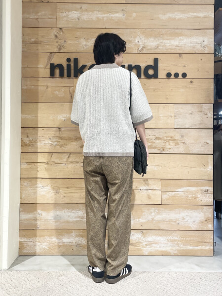 雰囲気◎スキッパー✖️総柄