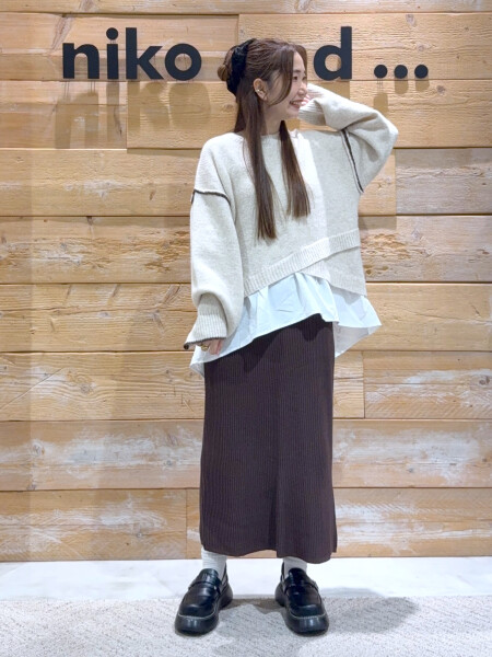 レイヤード風ニット☺︎