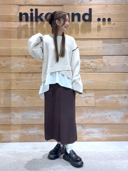 レイヤード風ニット☺︎