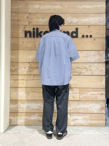 ストライプ爽やかコーデ