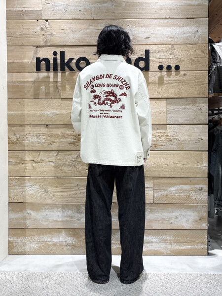 アイボリー✖️ブラックデニム