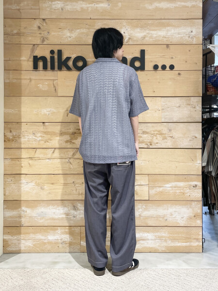 超！快適透かし編みシャツ