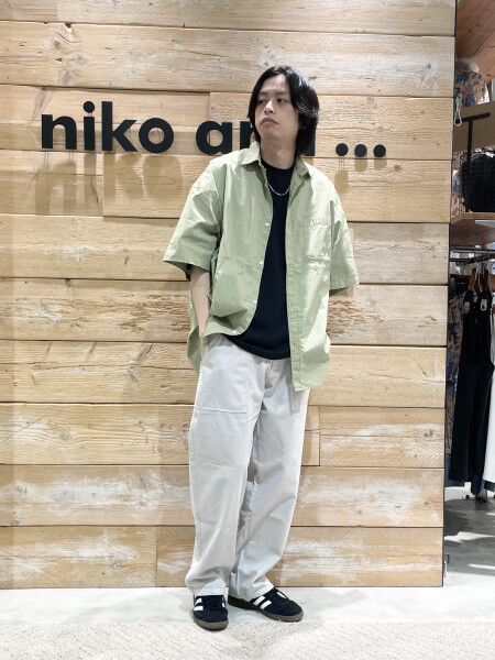 爽やかシャツコーデ